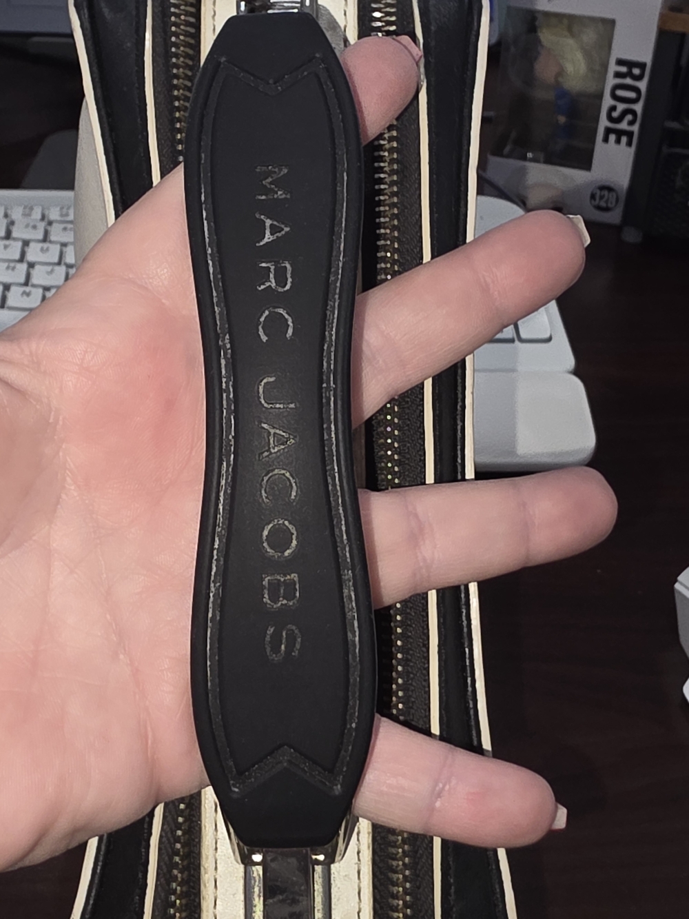Marc Jacobs Black and White Crossbody Box Bag - Picture 3 of 7